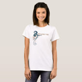 Blue Curly California T-Shirt (Voorkant volledig)