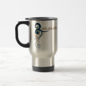 Blue Curly Colorado Travel Mug Reisbeker (Links)