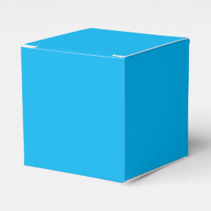 Blue Custom Add Color Name Photo of Artwork Bedankdoosjes