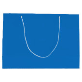 Blue Custom Baby Boy Name First Kerstmis 2022 Groot Cadeauzakje (Achterkant)