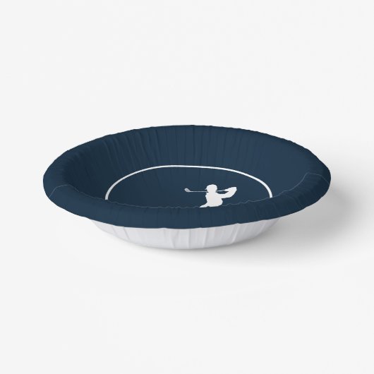 Blue Custom Golf Papieren Kommen (Gebogen)