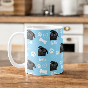 Blue Custom Love Paw Print Hondenliefhebber Pet Fo Koffiemok
