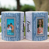 Blue Custom Photo Mok Wrap