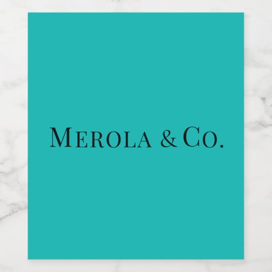 \Blue Custom Wijn Mousserende Wijn Label Wijn Etiket (Enkel label)