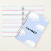 Blue cute notebook  notitieboek (Binnen)