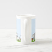 Blue Cute Oerwoud Baby  	AnimalsBone China Mok (Achterkant)