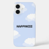 Blue cute phone case (Achterkant)