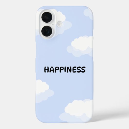 Blue cute phone case (Achterkant)