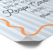 Blue Cutie Main Squeeze Citrus Deel een recept Poster (Hoek)