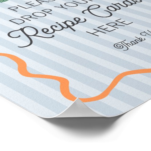 Blue Cutie Main Squeeze Citrus Deel een recept Poster (Hoek)