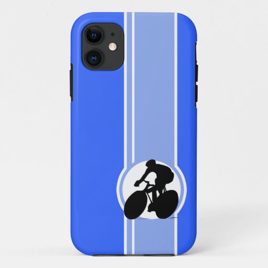 Blue Cycling Case-Mate iPhone Case (Achterkant)
