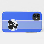 Blue Cycling Case-Mate iPhone Case (Achterkant (horizontaal))