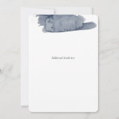 Blue D20 Tabletop RPG Fantasy Dice Wedding Invitat Kaart (Achterkant)