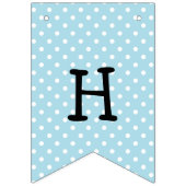 Blue Dachshund Bunting Party Banner (Tweede vlag)