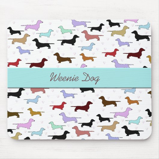 Blue Dachshund-Muismat Muismat (Voorkant)