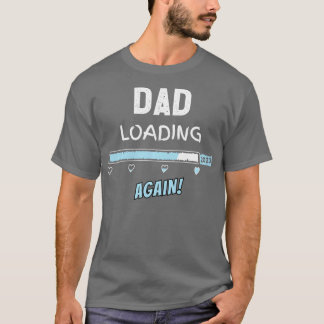 Blue Dad Loading 2023 Opnieuw papa Baby Boy Long S T-shirt