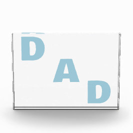 Blue Dad's Fathers Day Familiefotocollage Fotoblokken