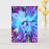 Blue Daffodil Wenskaart Kaart (Gele Bloem)