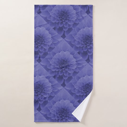 Blue Dahlia Badhanddoek (Badhanddoek)