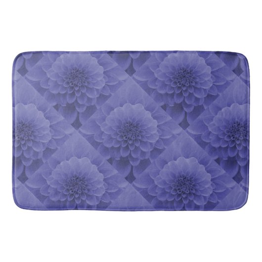 Blue Dahlia Badmat (Voorkant)