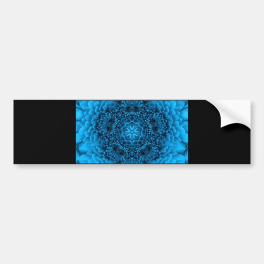 BLUE DAHLIA BUMPERSTICKER (Voorkant)