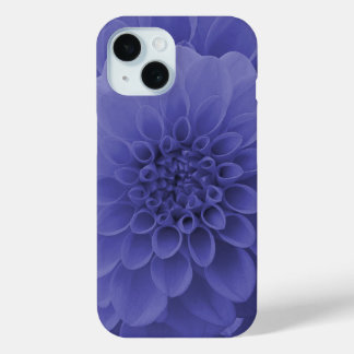 Blue Dahlia iPhone 15 Case