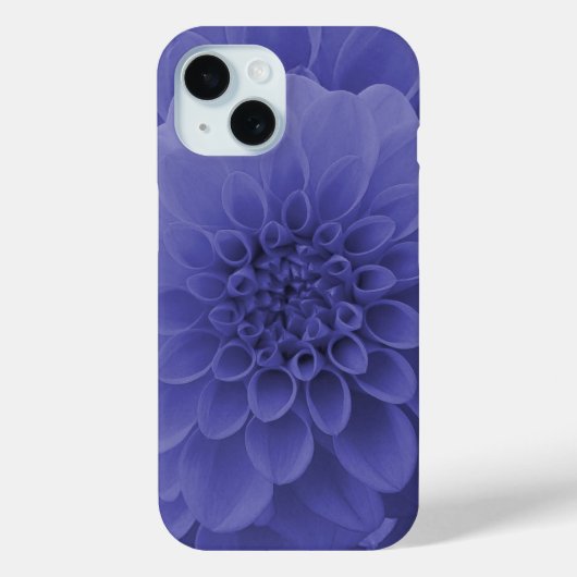 Blue Dahlia Case-Mate iPhone Case (Achterkant)