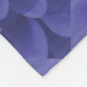 Blue Dahlia Fleece Deken (Hoek)