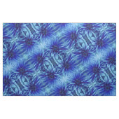 Blue Dahlia Flower Pattern Stof (Fat Quarter)