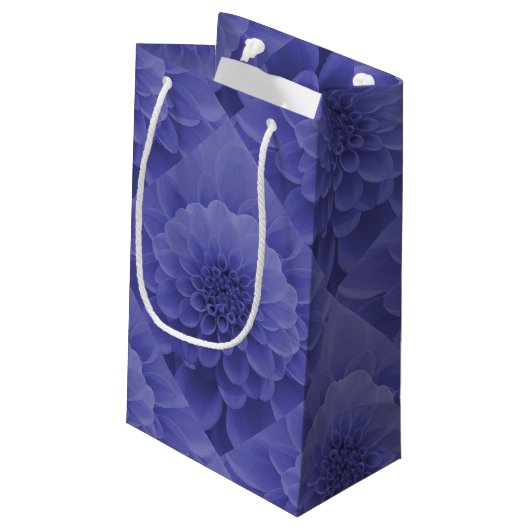 Blue Dahlia Klein Cadeauzakje (Achterkant Gekanteld)