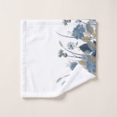 Blue Dahlias Cornflower Bad Handdoek (Wasdoekje)