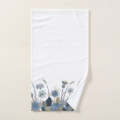 Blue Dahlias Cornflower Bad Handdoek (Handdoek)