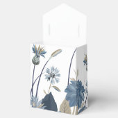 Blue Dahlias Cornflower Bedankdoosjes (Geopend)