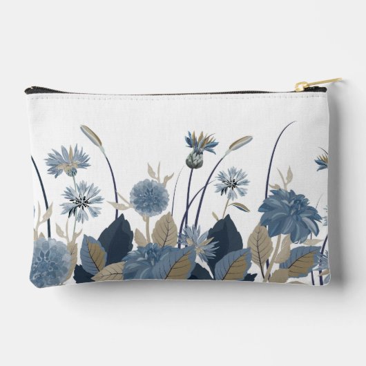 Blue Dahlias Cornflower Etui (Achterkant)