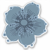 Blue Dailey Sticker (Voorkant)