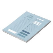 Blue Daily Planner to-do lijst stijlvol Notitieblok (Linkerzijde)