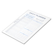 Blue Daily Planner - topprioriteit, Notitieblok (Schuin)