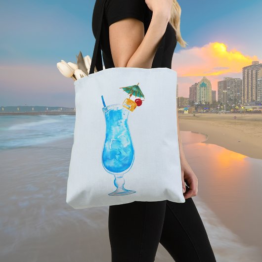 Blue Daiquiri Bleek Blue Canvas tas