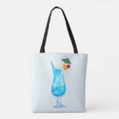 Blue Daiquiri Bleek Blue Canvas tas (Achterkant)