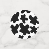 Blue Dairy Koe Baby shower Confetti (Kleine voorkant)