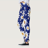 Blue Daisies Floral Patterned | LEGGINGS (Links)