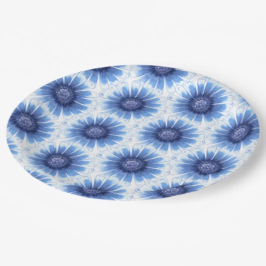 Blue Daisy All Over Print Bord (Gekanteld)