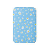 Blue Daisy Bath Mat (Voorkant Verticaal)