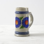 Blue Daisy Bierpul (Voorkant rechts)