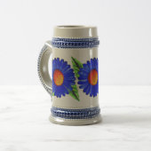 Blue Daisy Bierpul (Voorkant links)