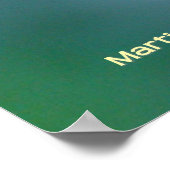 Blue Daisy Bud Poster (Hoek)