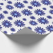Blue Daisy Cadeaupapier (Hoek)