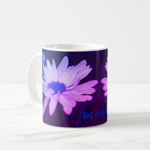Blue Daisy Center Floral Art op maat Koffiemok