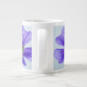 Blue Daisy Cup Grote Koffiekop (Achterkant)