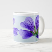 Blue Daisy Cup Grote Koffiekop (Voorkant rechts)